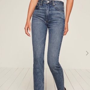 Reformation high cigarette jean- Baltic -23P
